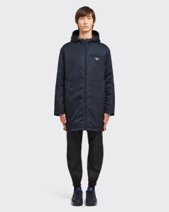 Hombre Prada ROPA DE ABRIGO^Abrigo Acolchado En Gabardina De Re-nylon