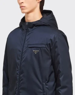 Hombre Prada ROPA DE ABRIGO^Abrigo Acolchado En Gabardina De Re-nylon