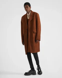 Hombre Prada ROPA DE PIEL^Abrigo De Ante