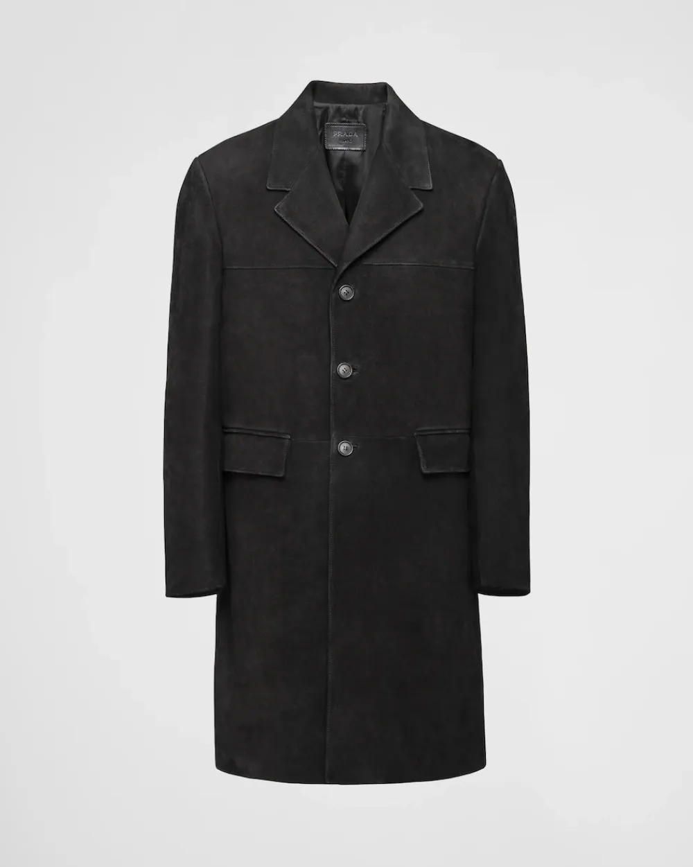 Hombre Prada ROPA DE PIEL^Abrigo De Ante