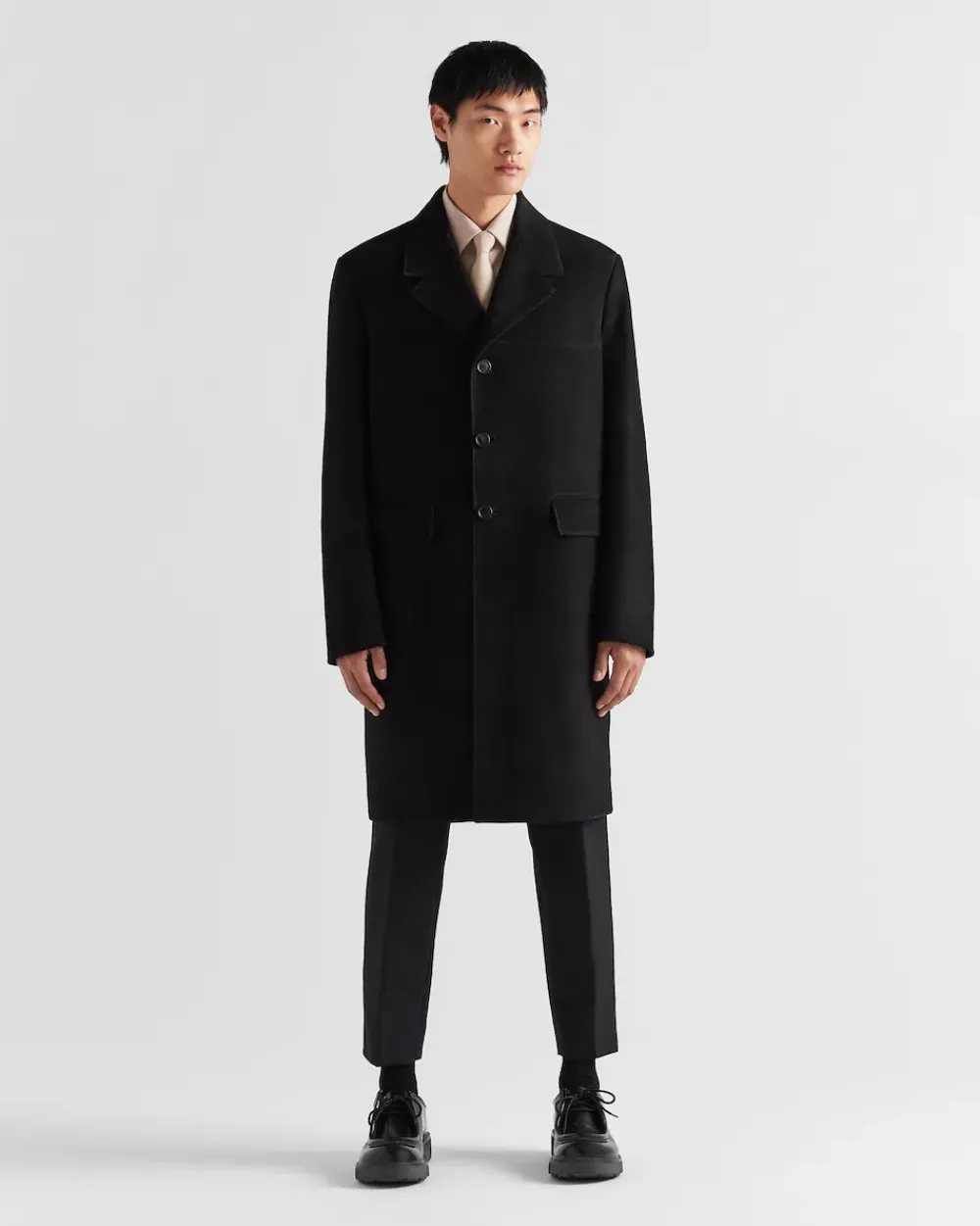 Hombre Prada ROPA DE PIEL^Abrigo De Ante