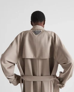 Hombre Prada CHAQUETAS Y ABRIGOS^Abrigo De Lana