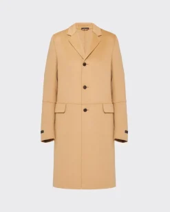 Hombre Prada CHAQUETAS Y ABRIGOS^Abrigo De Lana Y Angora