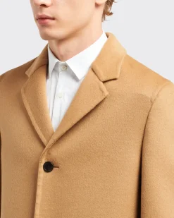 Hombre Prada CHAQUETAS Y ABRIGOS^Abrigo De Lana Y Angora