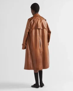 Mujer Prada ROPA DE PIEL^Abrigo De Napa