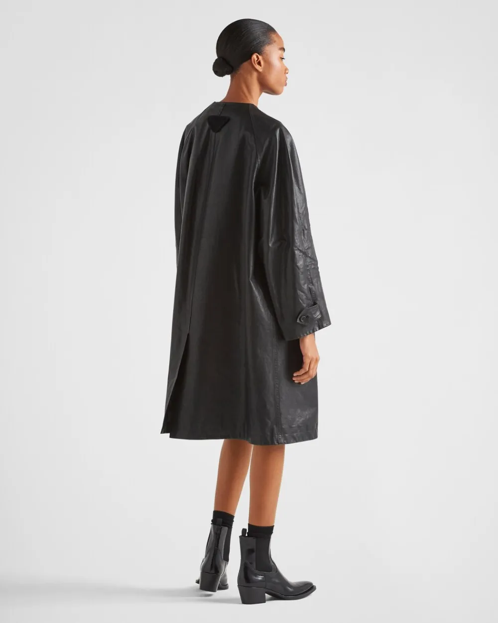 Mujer Prada ROPA DE PIEL^Abrigo De Piel