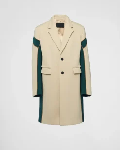 Hombre Prada CHAQUETAS Y ABRIGOS^Abrigo De Tejido Técnico