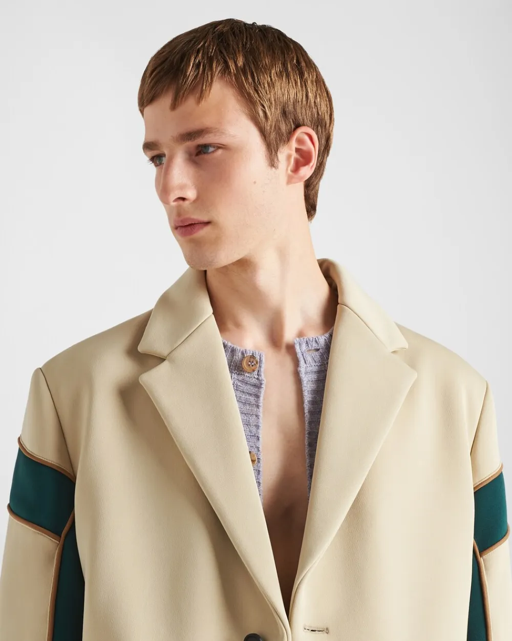 Hombre Prada CHAQUETAS Y ABRIGOS^Abrigo De Tejido Técnico