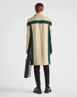 Hombre Prada CHAQUETAS Y ABRIGOS^Abrigo De Tejido Técnico