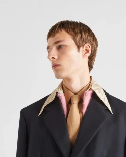Hombre Prada CHAQUETAS Y ABRIGOS^Abrigo En Lana De Mohair