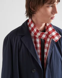 Hombre Prada CHAQUETAS Y ABRIGOS^Abrigo En Mezcla De Algodón