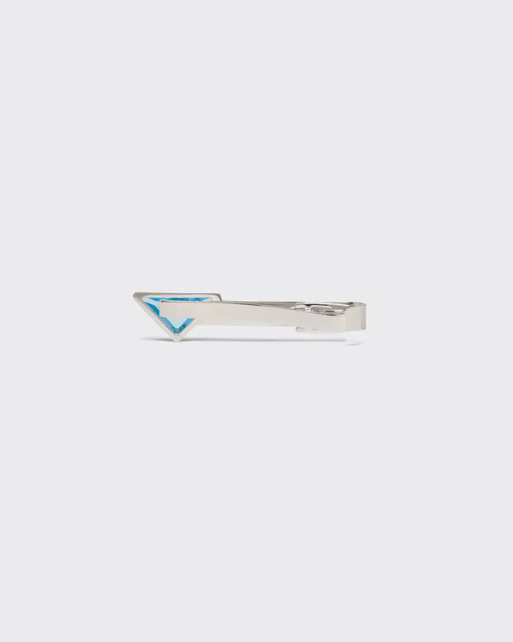 Hombre Prada JOYAS DE PLATA^Alfiler De Corbata En Plata De Ley Con Piedra Dura