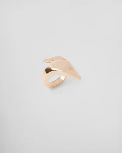 Mujer/Hombre Prada COLECCIÓN DE JOYERÍA ELEGANTE|COLECCIÓN DE JOYERÍA ELEGANTE^Anillo Eternal Gold De Oro Amarillo