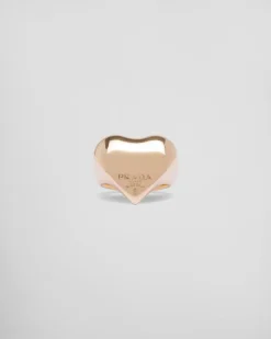 Mujer Prada COLECCIÓN DE JOYERÍA ELEGANTE^Anillo Eternal Gold De Oro Amarillo