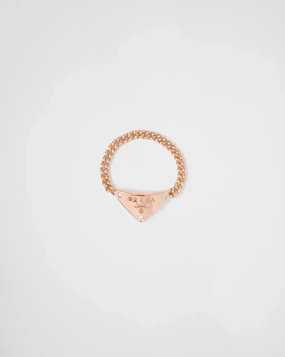 Mujer Prada COLECCIÓN DE JOYERÍA ELEGANTE^Anillo Eternal Gold: Oro Rosa Y Diamantes