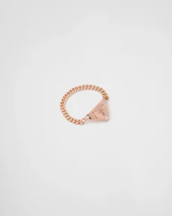 Mujer Prada COLECCIÓN DE JOYERÍA ELEGANTE^Anillo Eternal Gold: Oro Rosa Y Diamantes