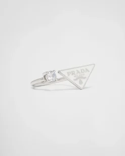 Mujer Prada JOYAS DE PLATA^Anillo Symbole