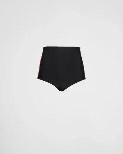 Mujer Prada ROPA^Bañador Corto De Punto Elástico