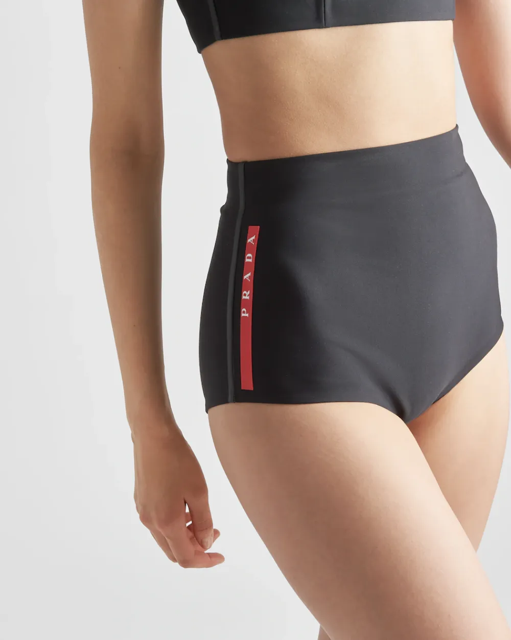 Mujer Prada ROPA^Bañador Corto De Punto Elástico