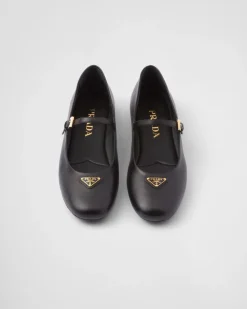 Mujer Prada ZAPATOS DE SALÓN Y BAILARINAS^Bailarinas De Piel De Napa