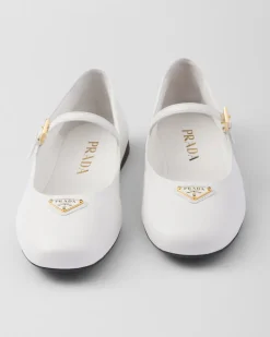 Mujer Prada ZAPATOS DE SALÓN Y BAILARINAS^Bailarinas De Piel De Napa