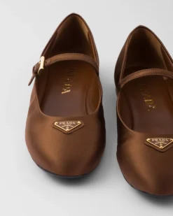 Mujer Prada ZAPATOS DE SALÓN Y BAILARINAS^Bailarinas De Satén