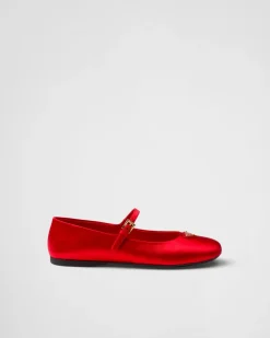 Mujer Prada ZAPATOS DE SALÓN Y BAILARINAS^Bailarinas De Satén
