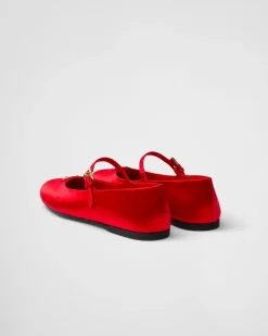 Mujer Prada ZAPATOS DE SALÓN Y BAILARINAS^Bailarinas De Satén