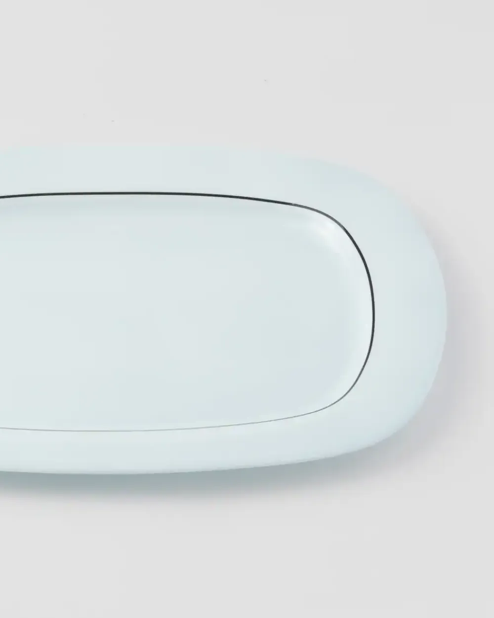 Prada BANDEJAS Y ACCESORIOS DE MESA^Bandeja Rectangular De Porcelana - Celadon