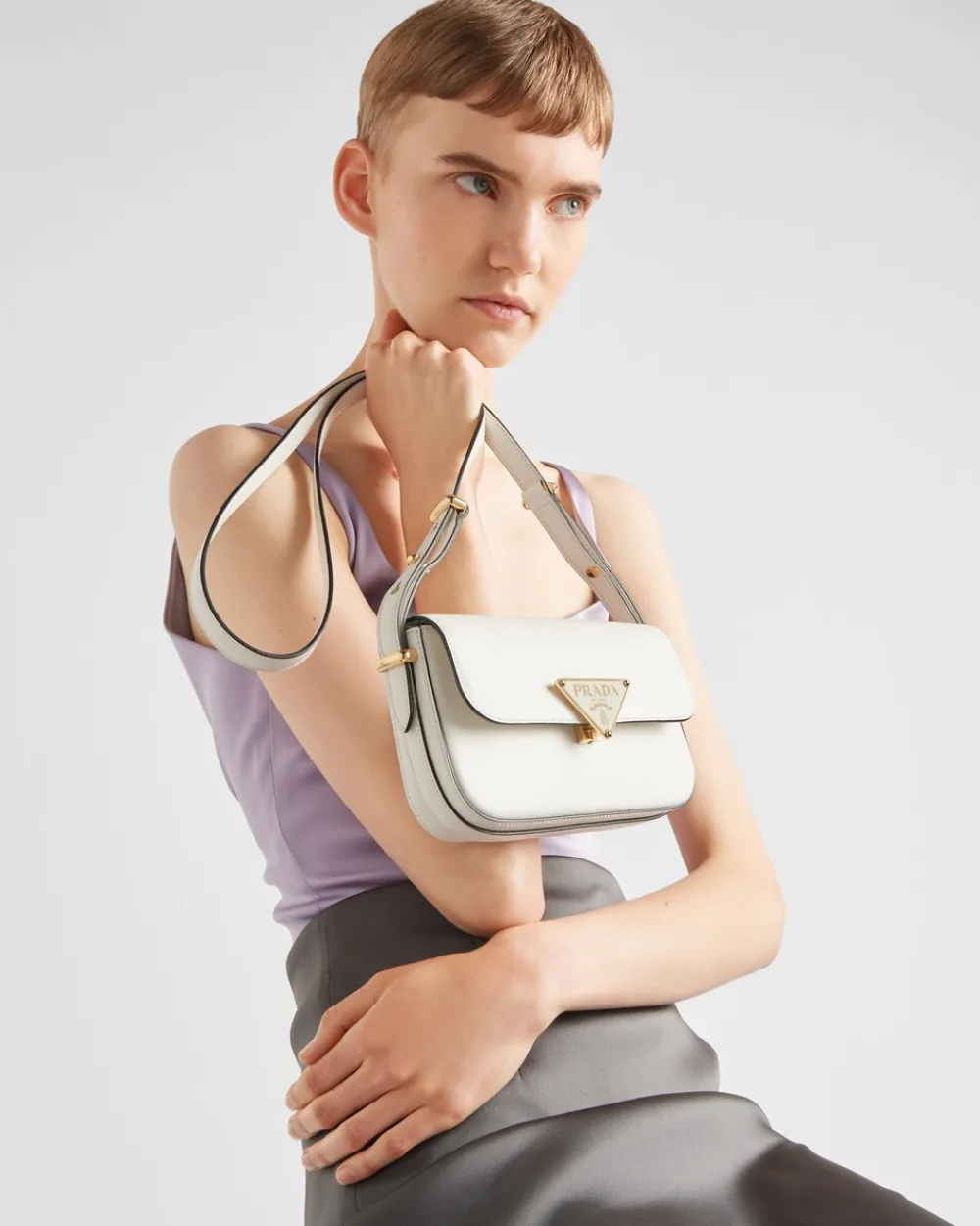 Mujer Prada MINIBOLSOS|MINIBOLSOS^Bandolera De Piel