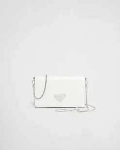 Mujer Prada MINIBOLSOS|MINIBOLSOS^Bandolera De Piel Cepillada
