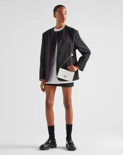 Mujer Prada MINIBOLSOS|MINIBOLSOS^Bandolera De Piel Cepillada