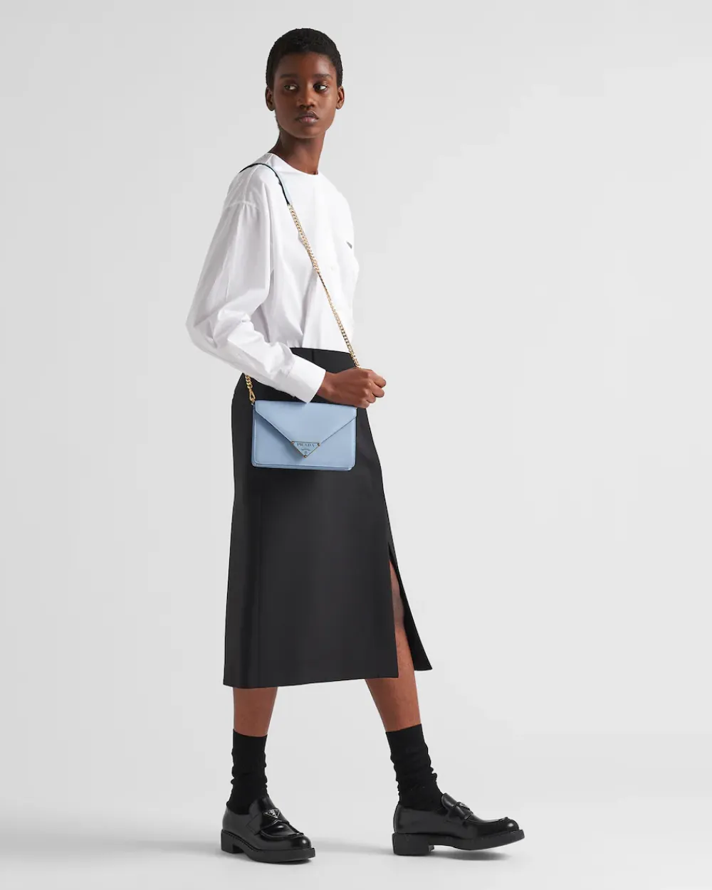 Mujer Prada BOLSOS DE HOMBRO|BOLSOS DE HOMBRO^Bandolera De Piel Saffiano