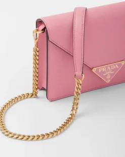 Mujer Prada BOLSOS DE HOMBRO|BOLSOS DE HOMBRO^Bandolera De Piel Saffiano