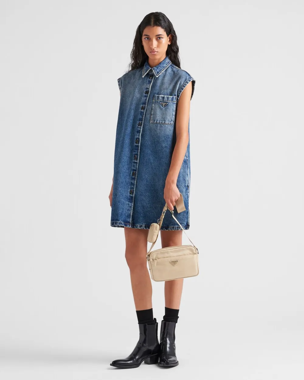 Mujer Prada COLECCIÓN FEMENINA|BOLSOS DE HOMBRO^Bandolera De Re-nylon