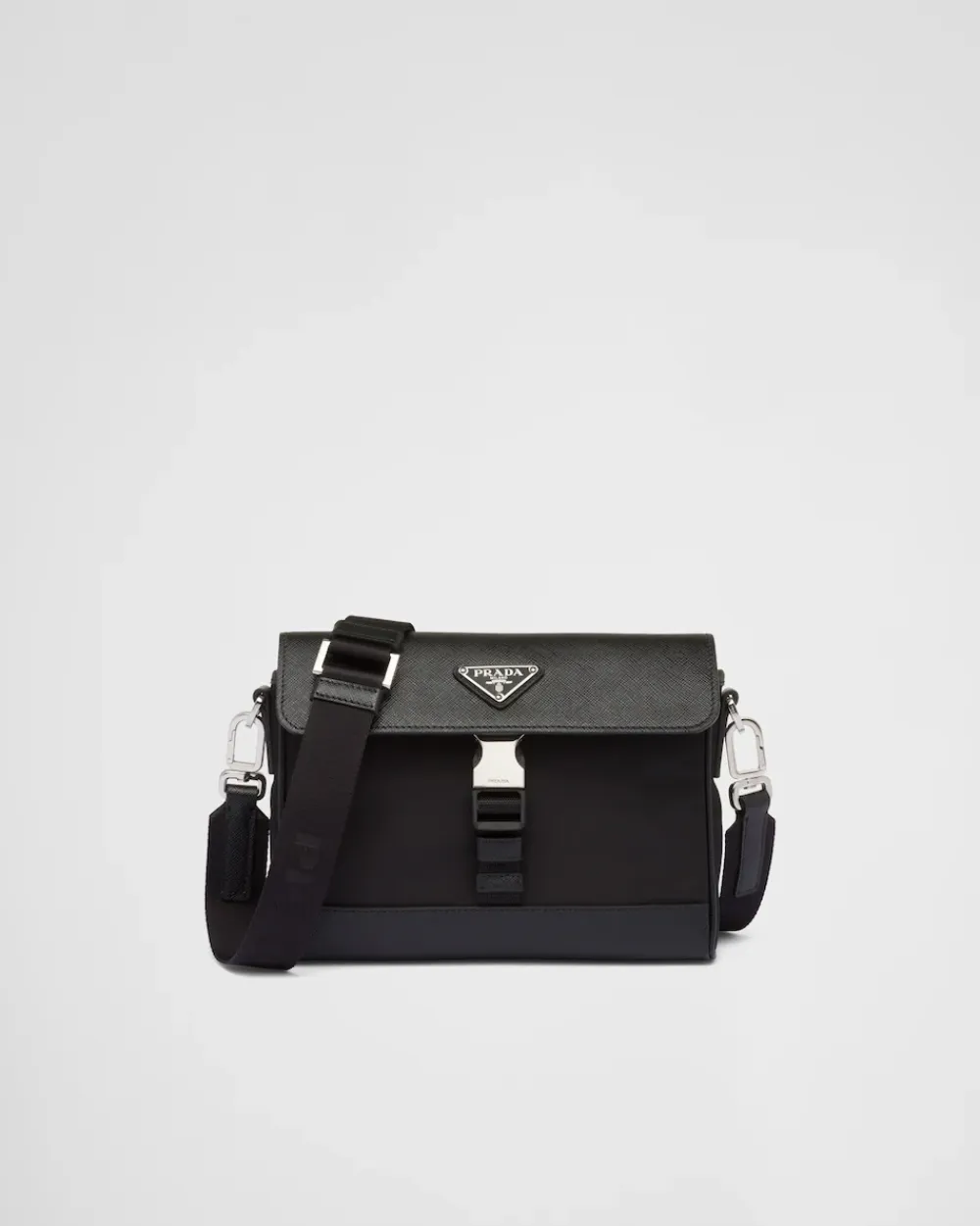 Hombre Prada BOLSOS MENSAJEROS^Bandolera De Re-nylon Y Piel Saffiano