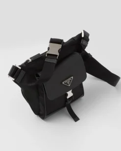 Hombre Prada BOLSOS MENSAJEROS^Bandolera De Re-nylon Y Piel Saffiano