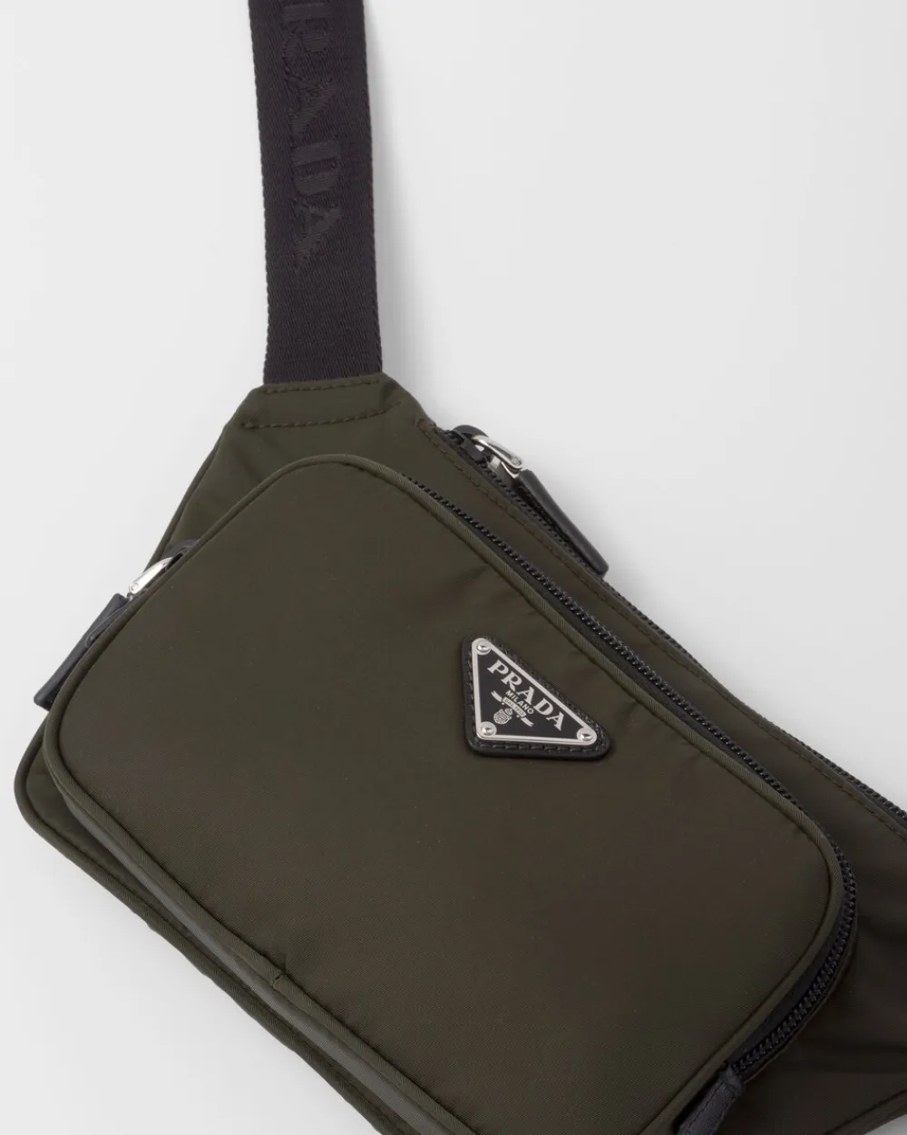 Prada COLECCIÓN MASCULINA^Bandolera De Re-nylon Y Piel Saffiano
