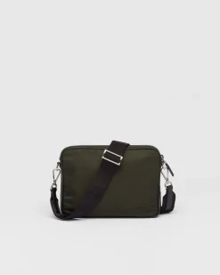 Hombre Prada COLECCIÓN MASCULINA|BOLSOS MENSAJEROS^Bandolera De Re-nylon Y Piel Saffiano
