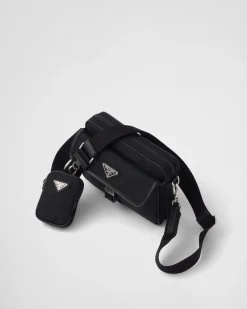 Hombre Prada COLECCIÓN MASCULINA|BOLSOS MENSAJEROS^Bandolera De Re-nylon Y Piel Saffiano