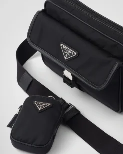 Hombre Prada COLECCIÓN MASCULINA|BOLSOS MENSAJEROS^Bandolera De Re-nylon Y Piel Saffiano