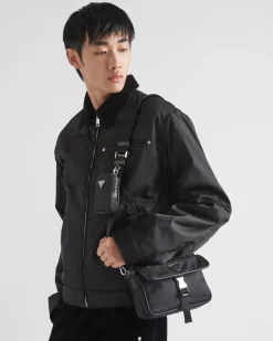 Hombre Prada COLECCIÓN MASCULINA|BOLSOS MENSAJEROS^Bandolera De Re-nylon Y Piel Saffiano