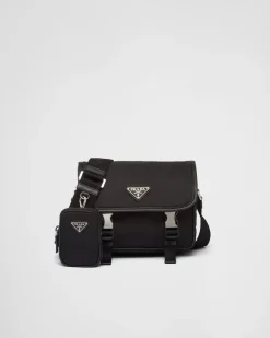 Mujer/Hombre Prada COLECCIÓN MASCULINA|BOLSOS MENSAJEROS^Bandolera De Re-nylon Y Piel Saffiano