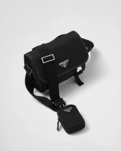 Mujer/Hombre Prada COLECCIÓN MASCULINA|BOLSOS MENSAJEROS^Bandolera De Re-nylon Y Piel Saffiano