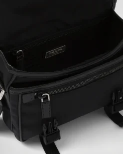 Mujer/Hombre Prada COLECCIÓN MASCULINA|BOLSOS MENSAJEROS^Bandolera De Re-nylon Y Piel Saffiano