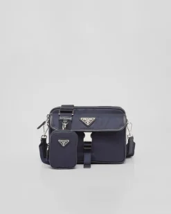 Hombre Prada COLECCIÓN MASCULINA|BOLSOS MENSAJEROS^Bandolera De Re-nylon Y Piel Saffiano