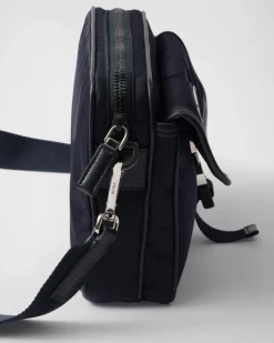 Hombre Prada COLECCIÓN MASCULINA|BOLSOS MENSAJEROS^Bandolera De Re-nylon Y Piel Saffiano