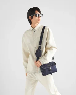 Hombre Prada COLECCIÓN MASCULINA|BOLSOS MENSAJEROS^Bandolera De Re-nylon Y Piel Saffiano
