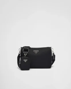 Hombre Prada COLECCIÓN MASCULINA|BOLSOS MENSAJEROS^Bandolera De Re-nylon Y Piel Saffiano