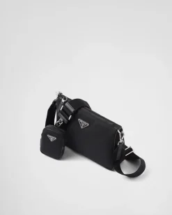 Hombre Prada COLECCIÓN MASCULINA|BOLSOS MENSAJEROS^Bandolera De Re-nylon Y Piel Saffiano